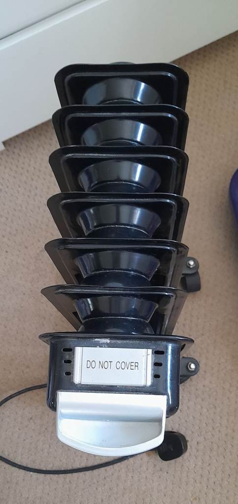 Small electric radiator heater