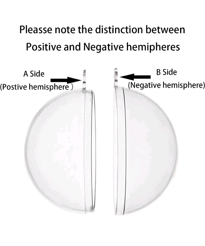 Bnib 30 PCS Clear Fillable Christmas Baubles