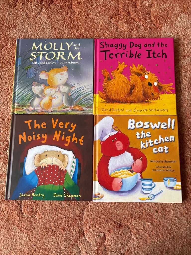 Set of 4 kids books