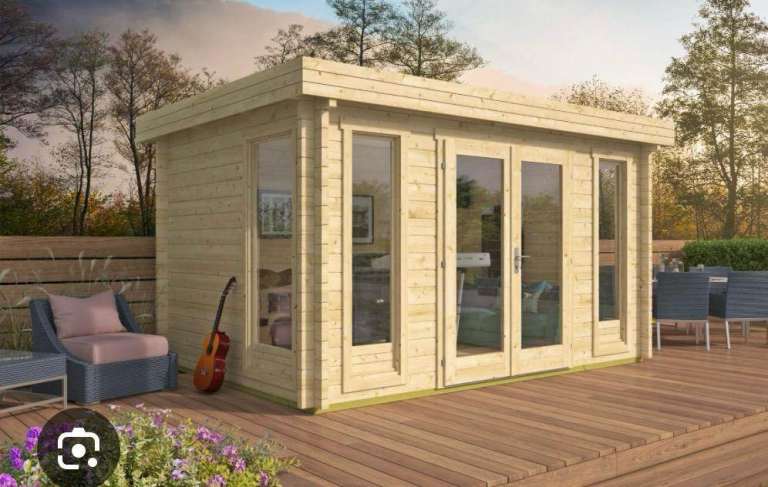 Garden cabin 4x3m RRP £2550
