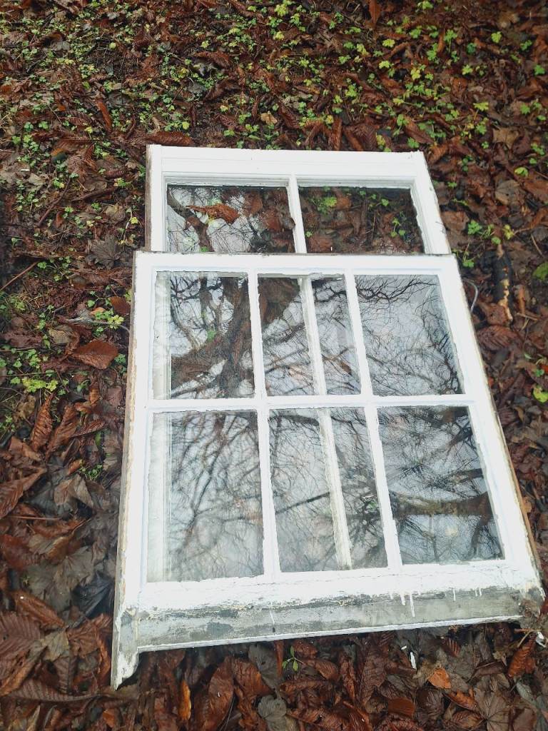 Sash windows. Curved and square