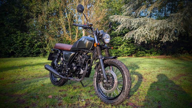 2024 Bluroc Motorcycles legend 125cc retro commuter FSH 1 Owner only 460 miles 