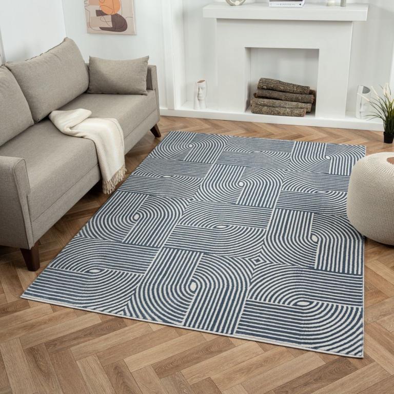 Misha Blue Rug 160x230 cm Area Rug. Collection Available. Brand New Sealed