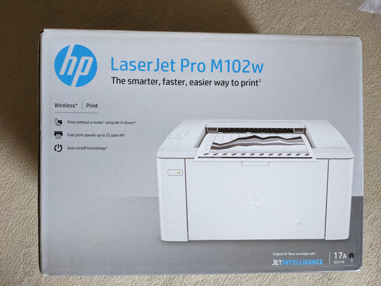 HP M102w Laser Printer