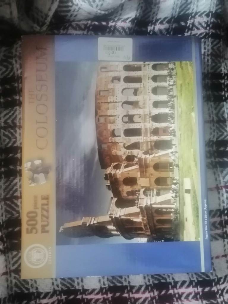 Ancient Rome Edition 500 piece Jigsaw puzzle of The Colosseum