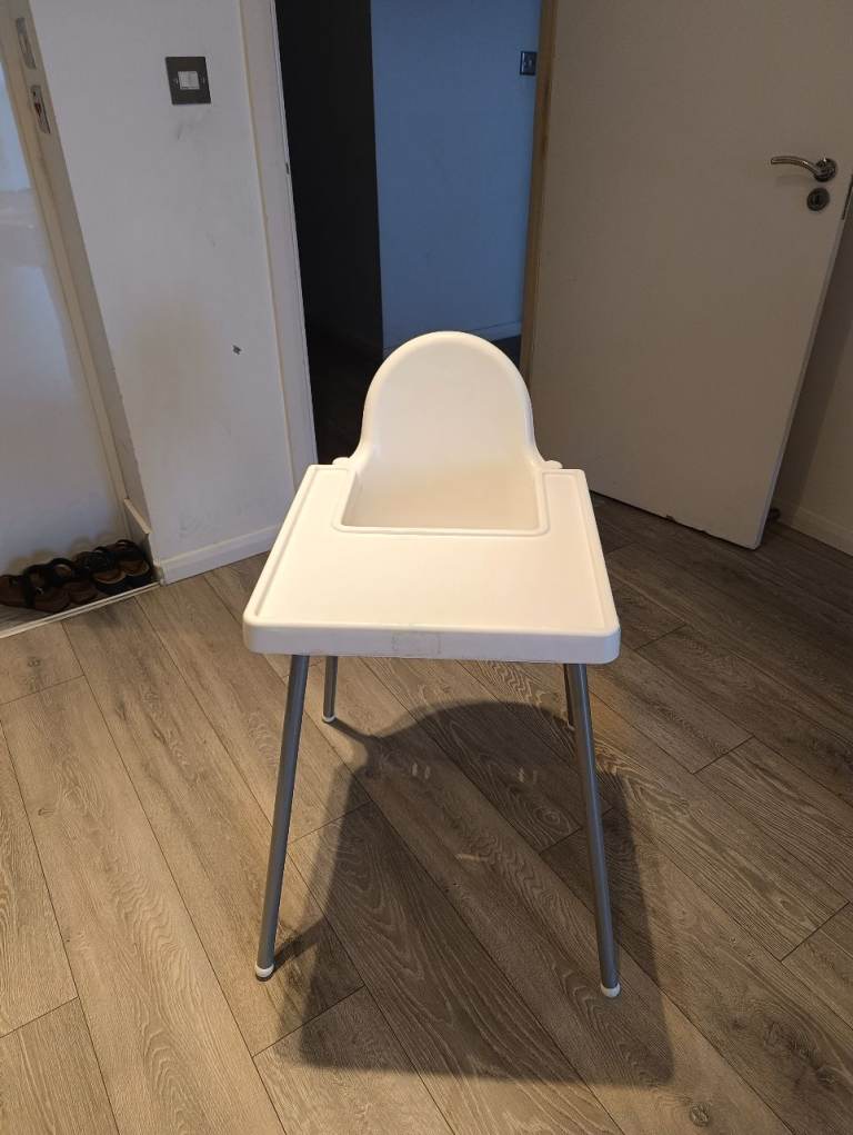 IKEA ANTILOP Highchair with tray (White)