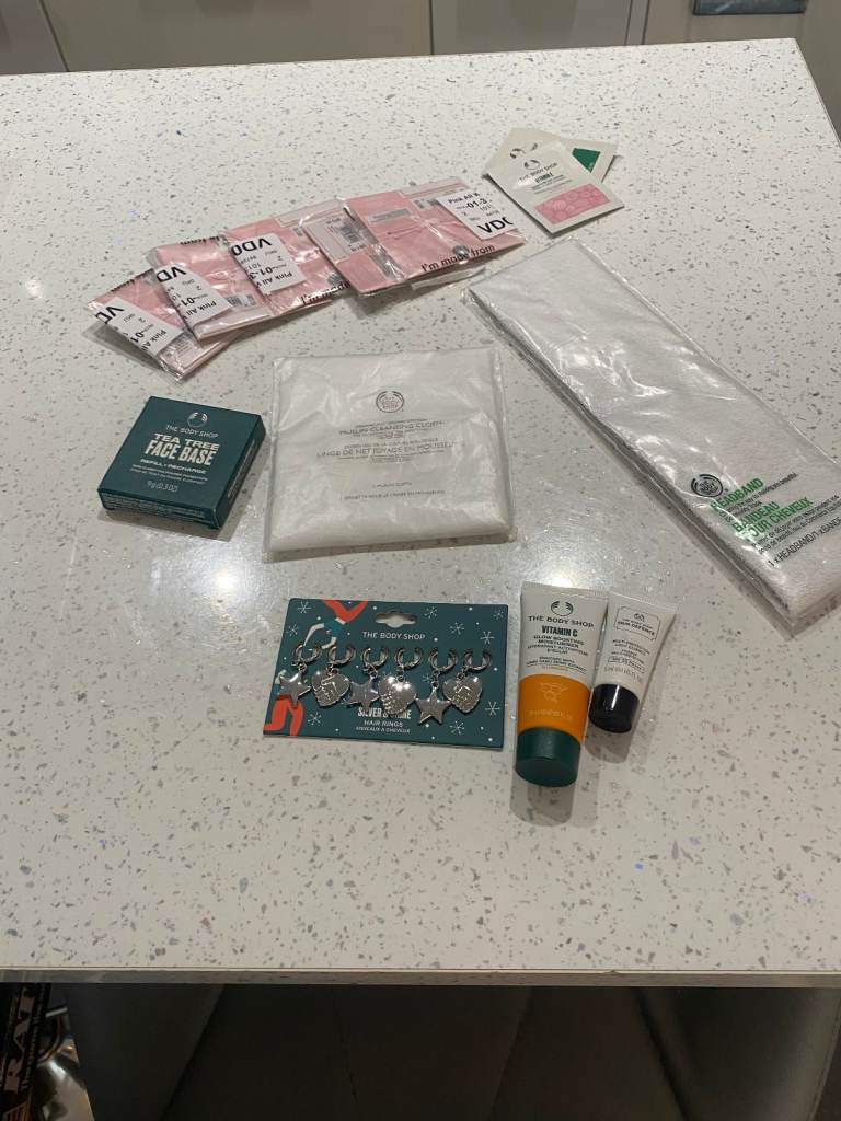 Free Body Shop brand new items with muliple puchases (2+)