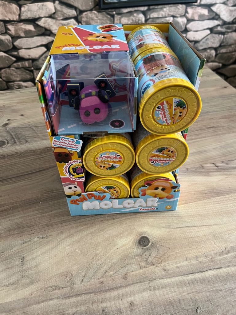 Pui Pui Molcar 10 Figures Full Display Unit 6 cm Flocked Fuzmols Blind Box