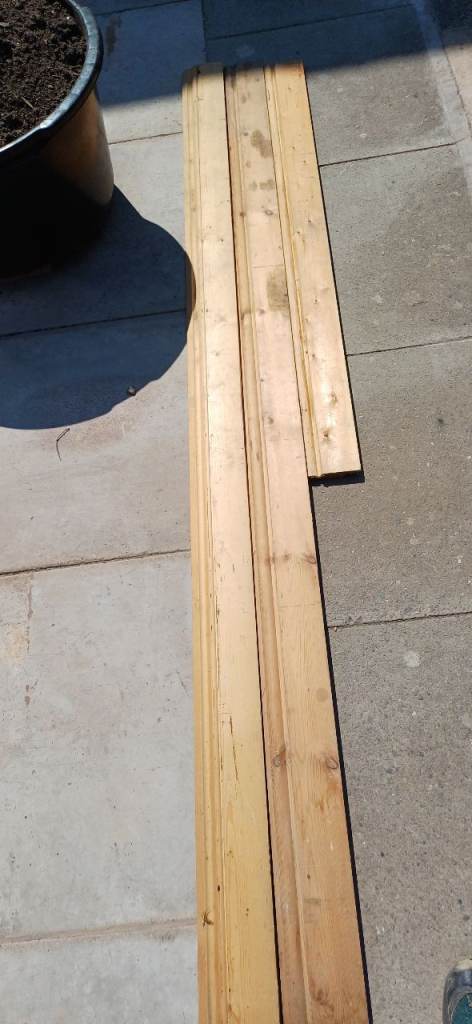 Pine Skirting board - 11.5 tall cms x 2cms thick
