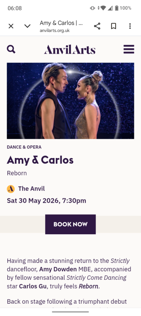 Amy and Carlos tickets 