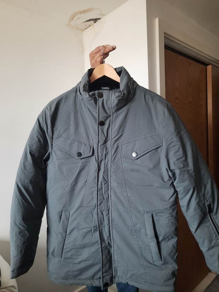 Lee Cooper Originals Padded JacketSmoke Grey Size M