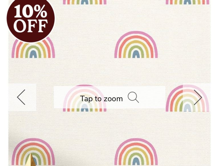 image for Rainbow black out blind new 1730mm by 1000 drop 