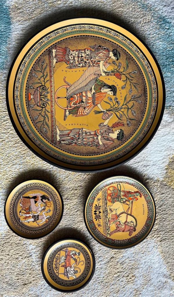Greek  excellent wall hanging plates beautiful decor