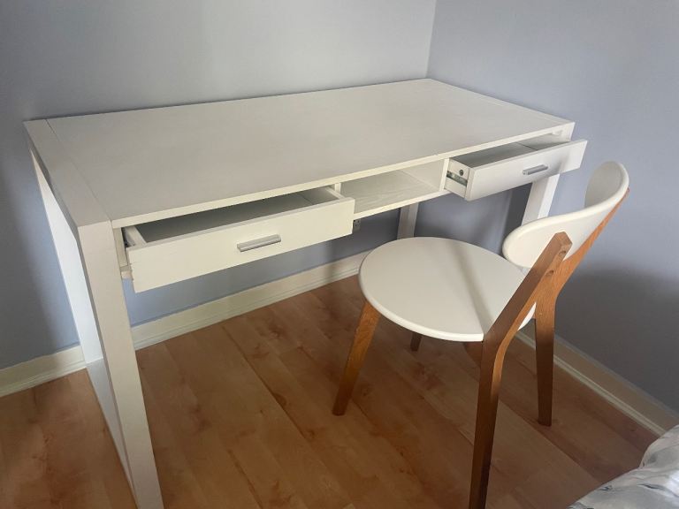White desk