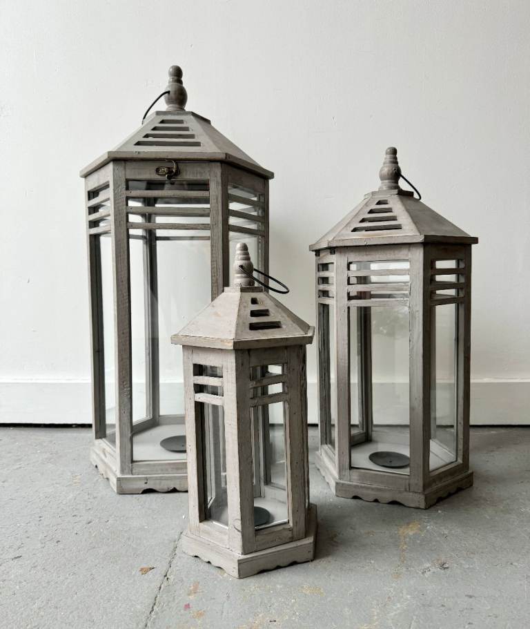 image for Set of 3 Storm Lanterns