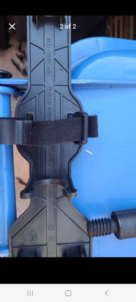 Ford tow loop and holder
