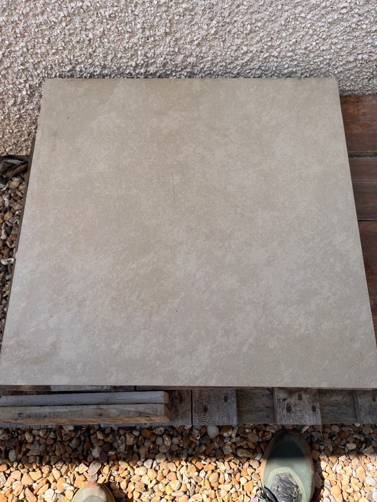 Porcelain paving slabs
