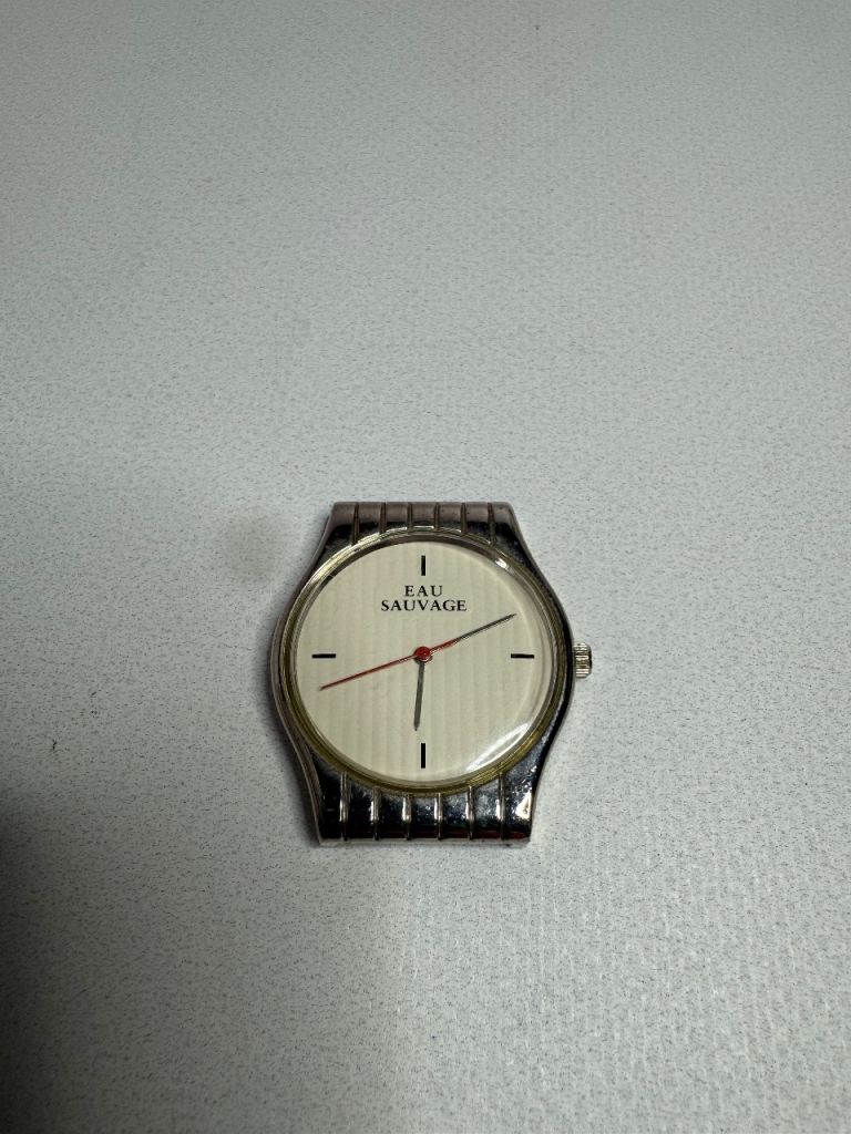 Rare Vintage Christian Dior Eau Sauvage Watch Collectible Promotional Dior Homme