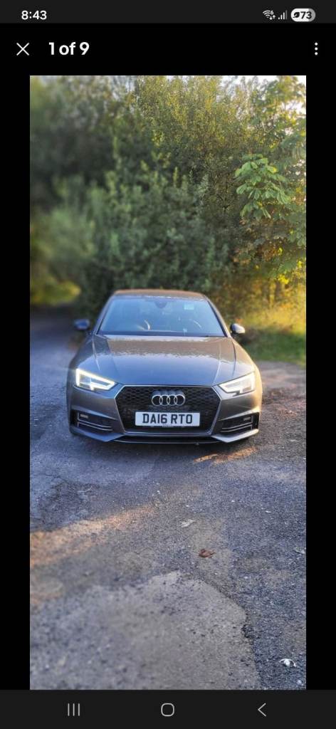 Audi, A4, Saloon, 2016, Manual, 1968 (cc), 4 doors