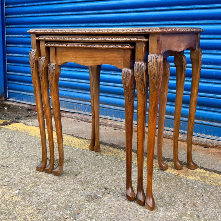 Vintage Walnut Nest of Tables £48