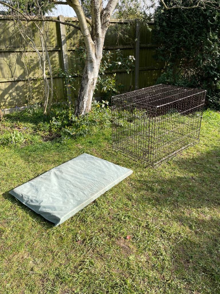 XL dog crate - brown