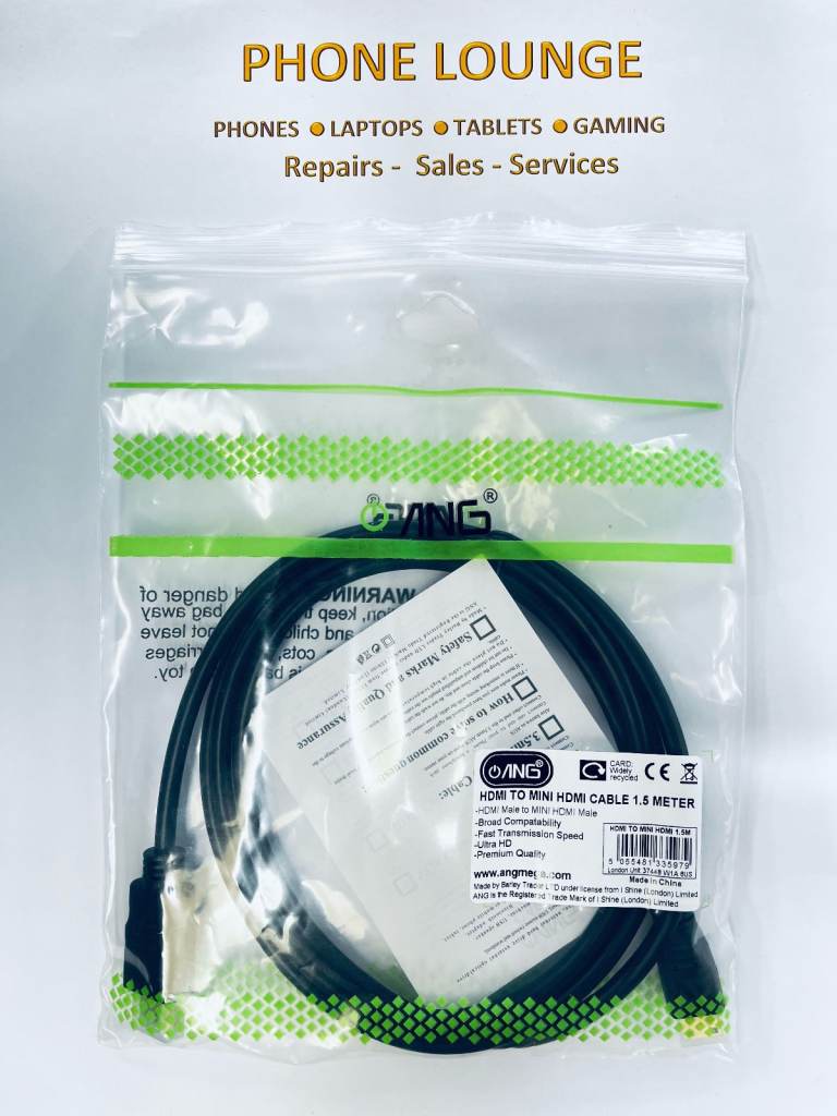 ANG HDMI to Mini HDMI Cable 1.5m