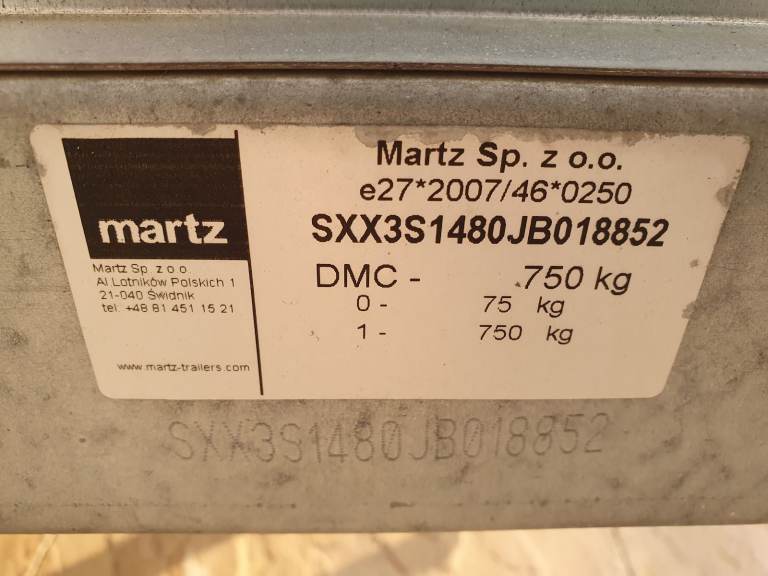 Martz Trailer with extended sides 