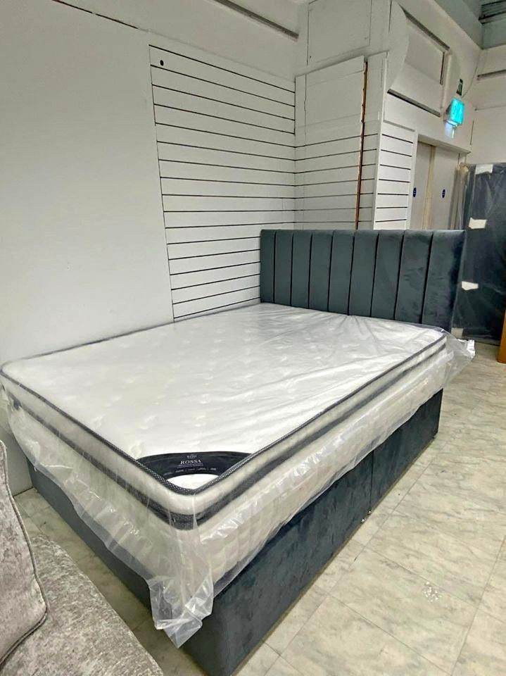Double Divan Bed with Mattress 🎅 Christmas Deal **