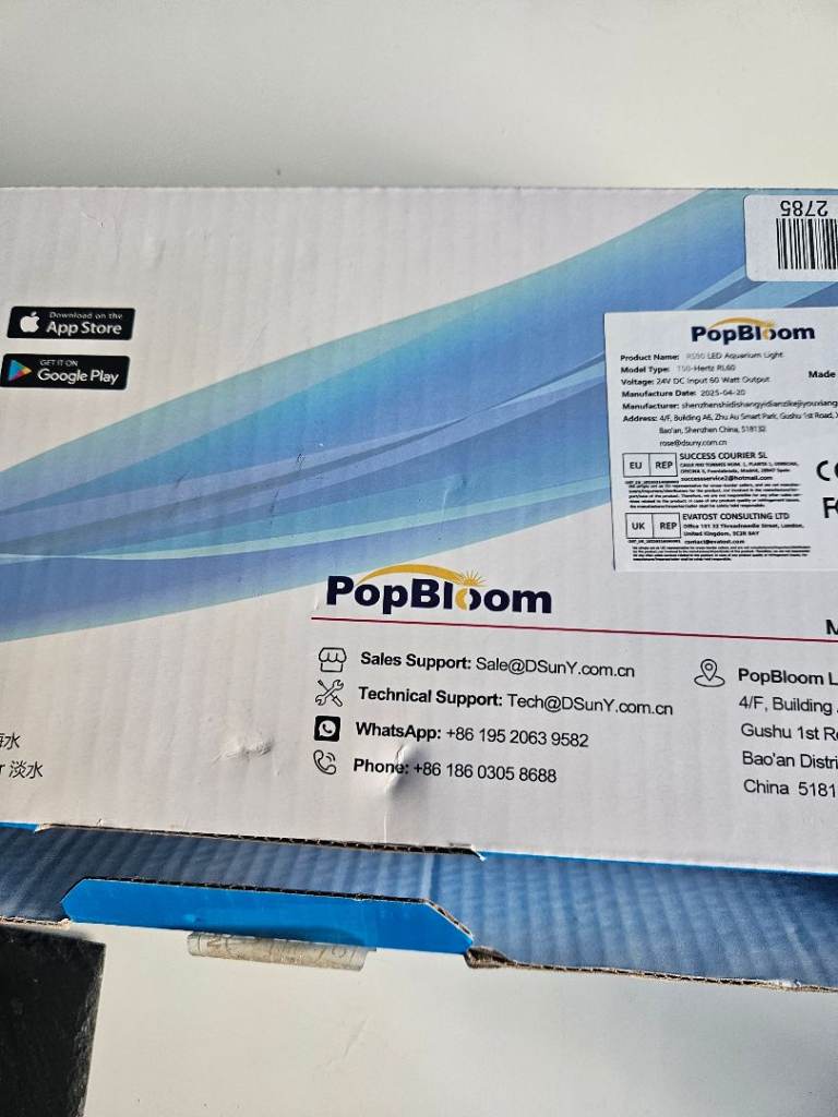 New PopBloom LED Aquarium Light – App Controlled