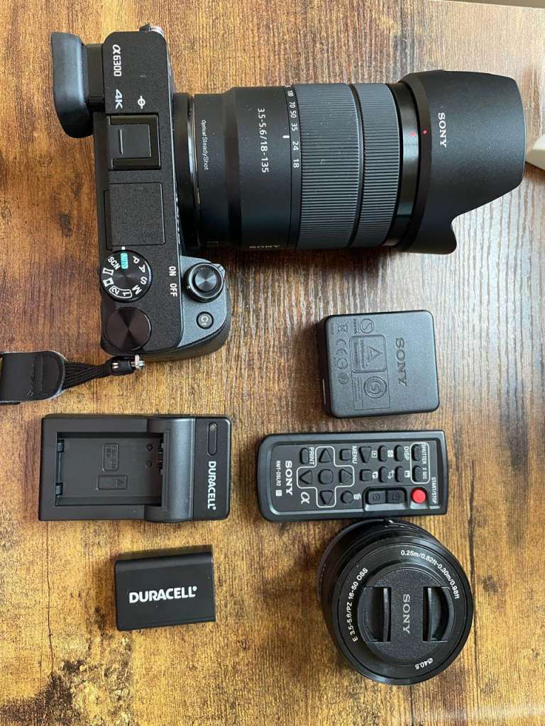 Sony a6300 4K Mirrorless – ULTRA LOW Shutter Count (less than 5,000) – 2 Lens Pro Kit