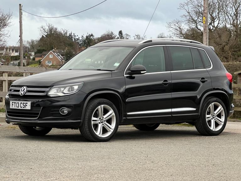 2013 Volkswagen Tiguan 2.0 TDi BlueMotion Tech R-Line 170 5dr service history belt changed ESTATE...