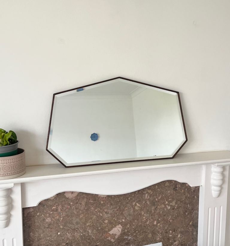 Vintage Art Deco Wall Mirror