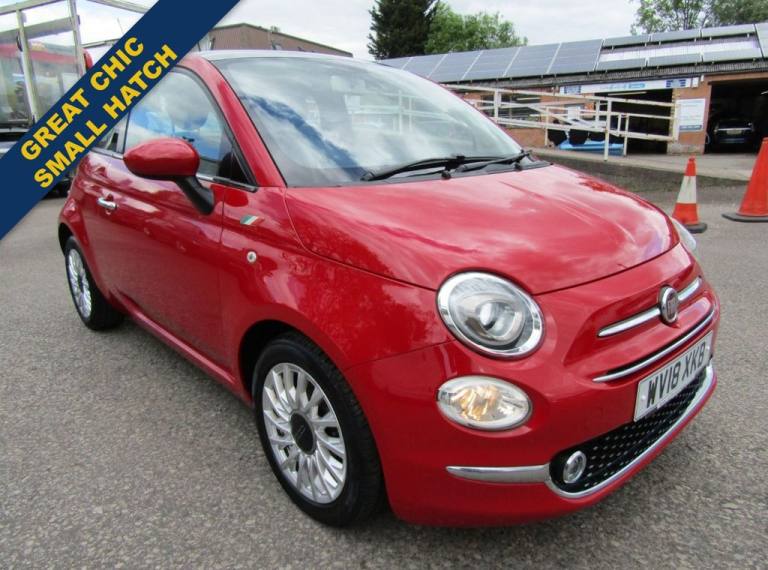 2018 18 FIAT 500 1.2 LOUNGE HATCHBACK 3DR PETROL MANUAL EURO 6 (S/S) (69 BHP)
