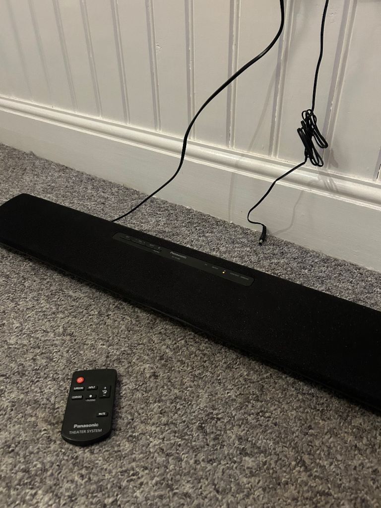 Panasonic sound bar with remote
