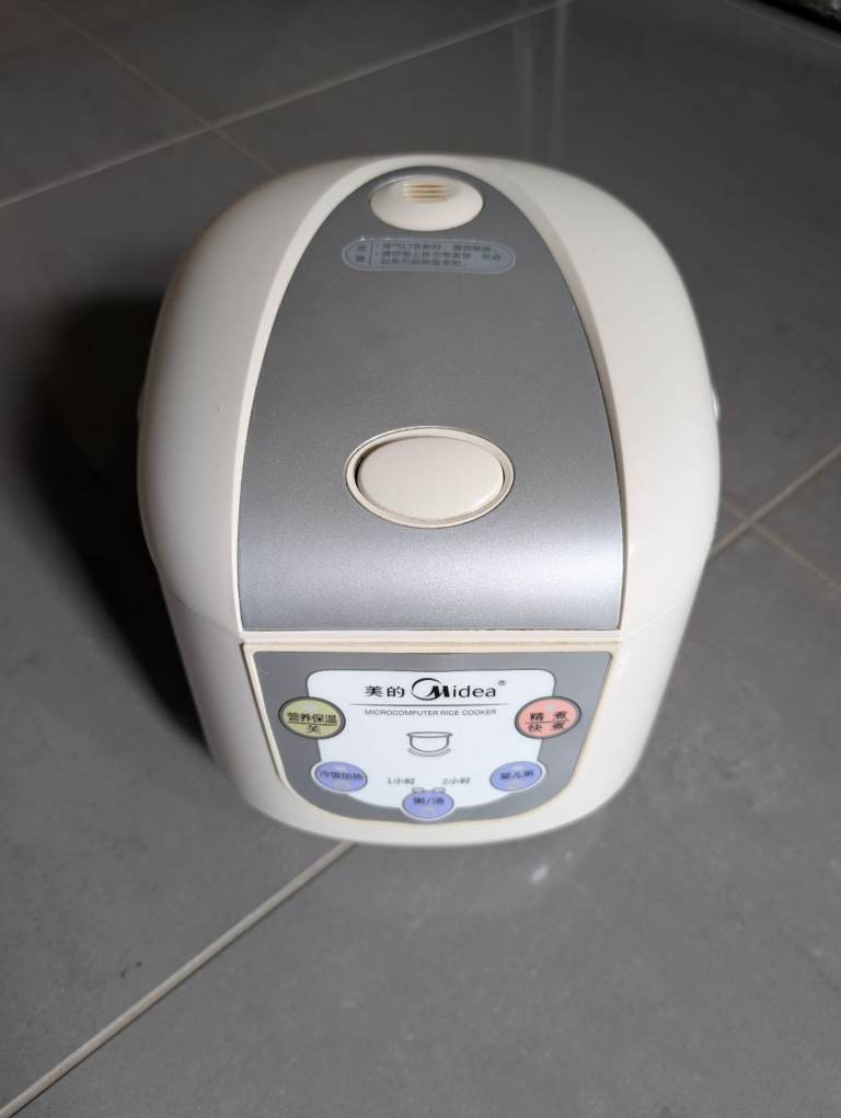 Midea Rice Cooker 1.6L with UK 3pin power cable