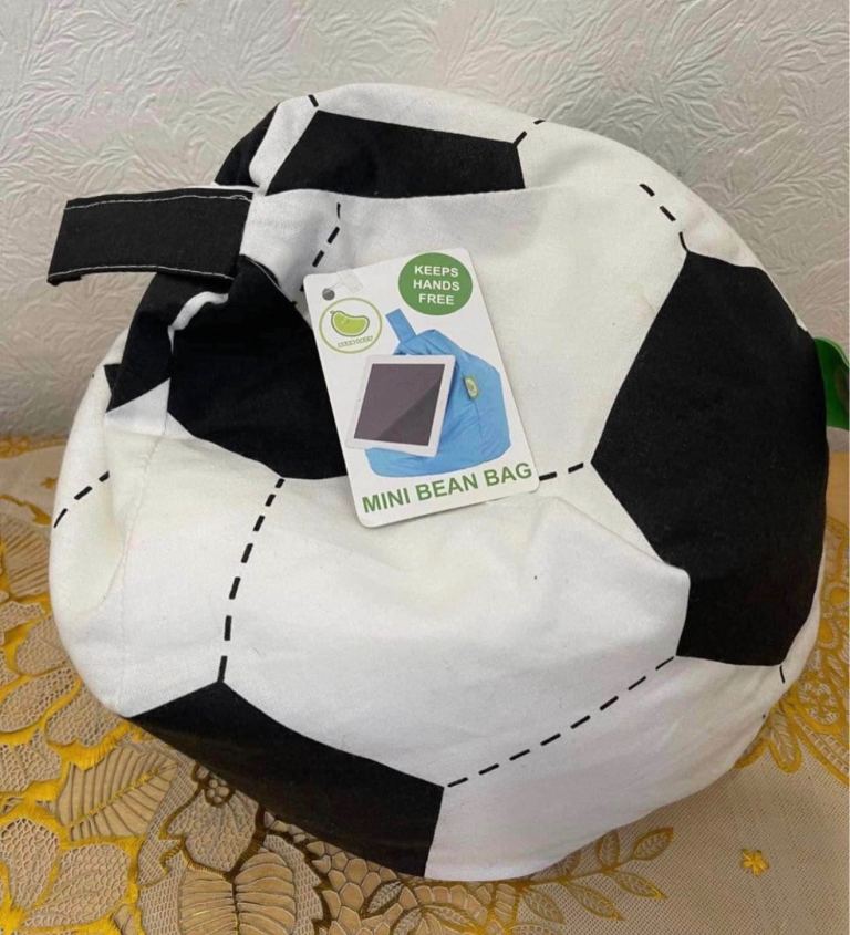 Football iPAD, eReader & Book Mini Bean Bag 