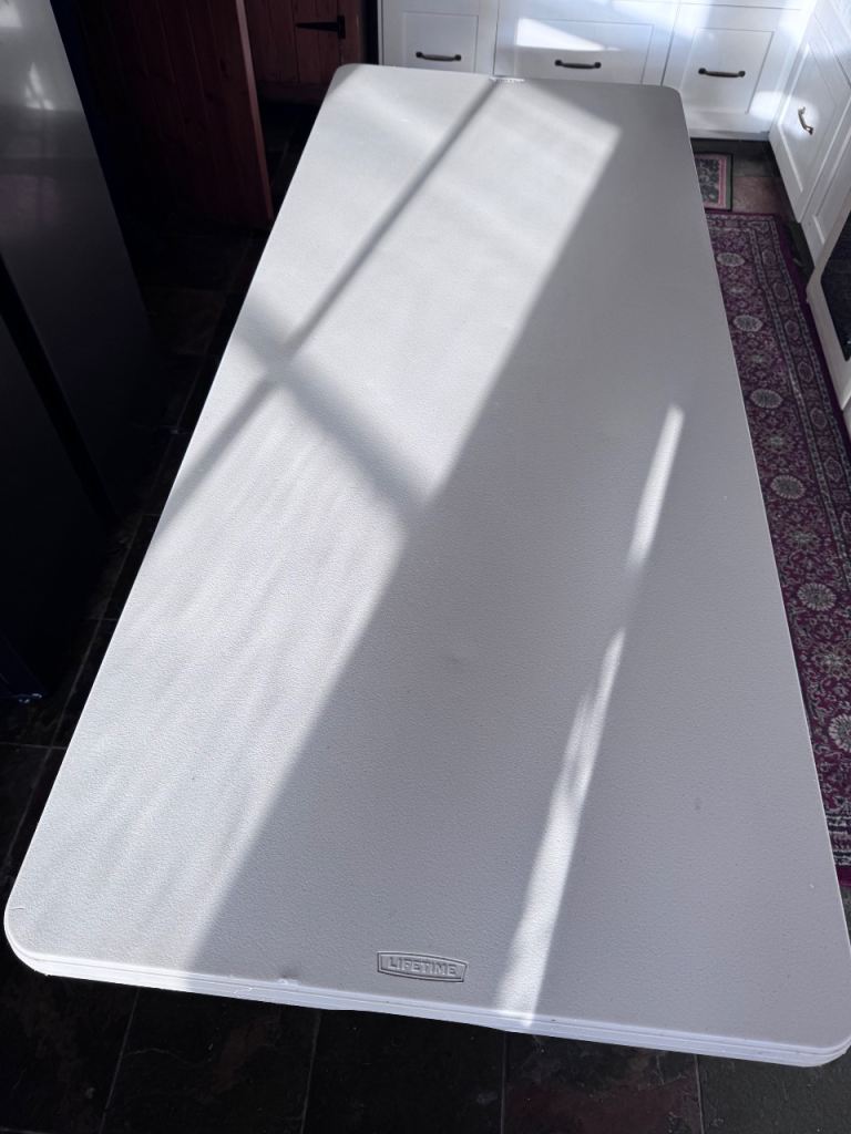 6ft Commercial trestle table 