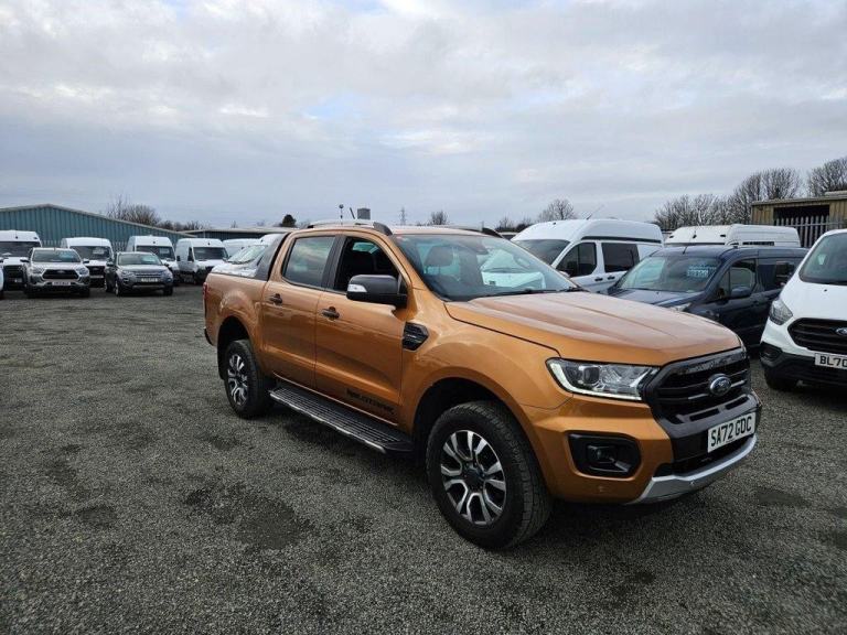 2022 ON 72 PLATE FORD RANGER WILDTRACK ECOBLUE 4X4 D-CAB PICKUP AUTO ULEZ FREE 