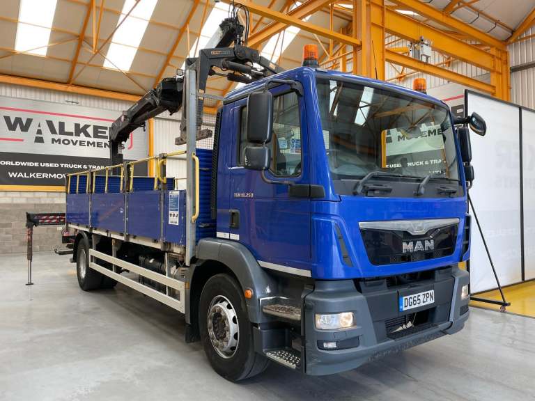 MAN TGM 18.250 *EURO 6*, 4X2 18 TONNE BRICK GRAB 