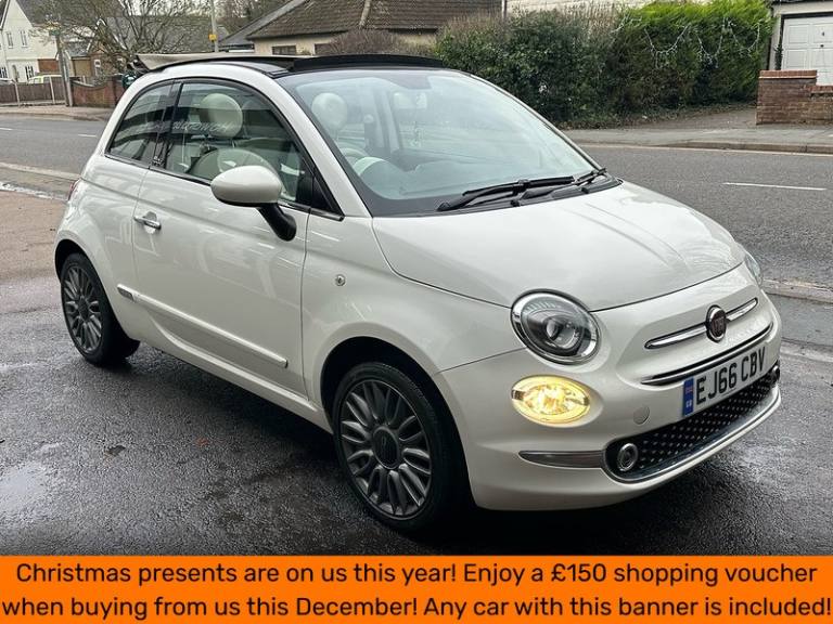 2016 Fiat 500C Lounge Convertible Petrol Manual