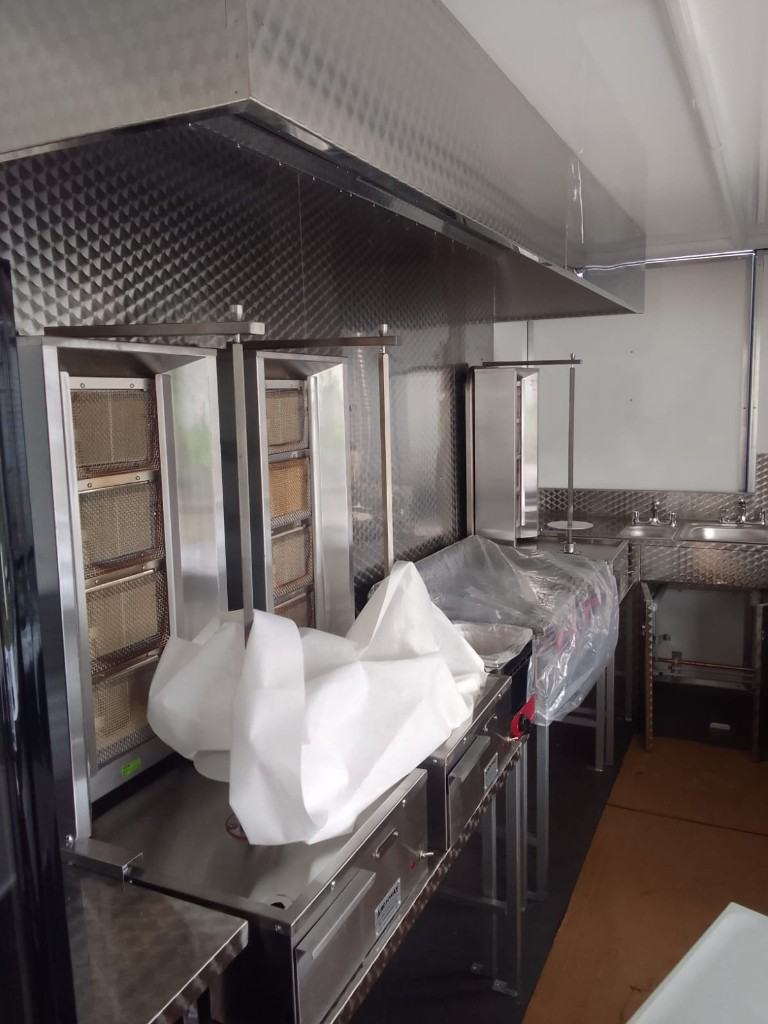 Commercial catering equipment waffle machines Bain Maries restaurant kitchen trailer items 