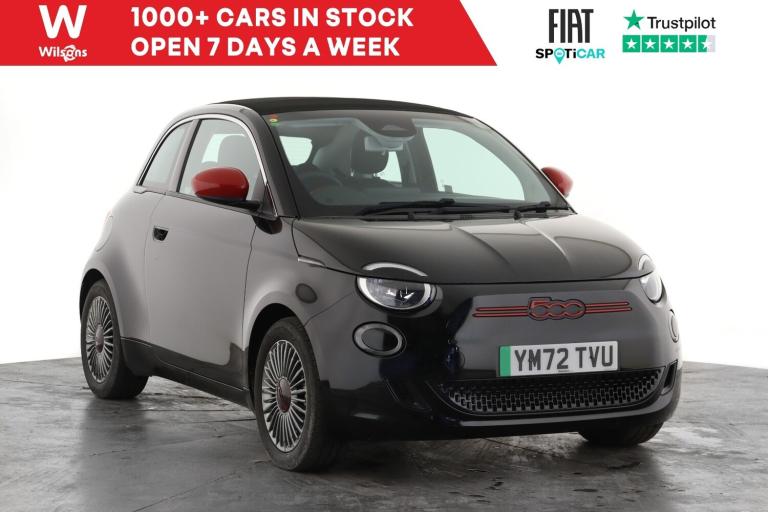 2023 Fiat 500 87kW Red 42kWh 2dr Auto Convertible Electric Automatic