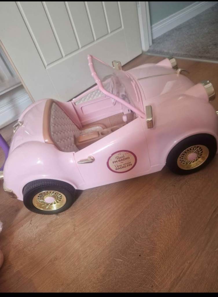 Our Generation My Way and Highways Pink Retro Car