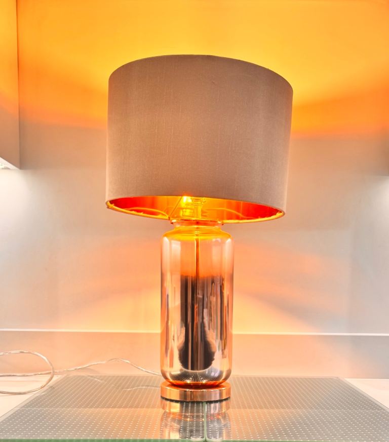 Glass Lamp.