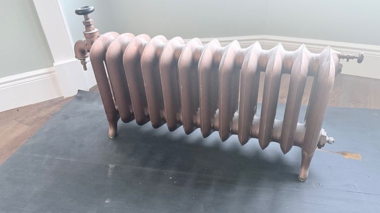 Vintage cast iron radiator 