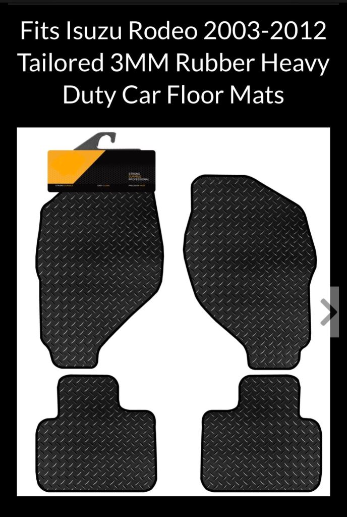Rubber Heavy Duty Car Floor Mats