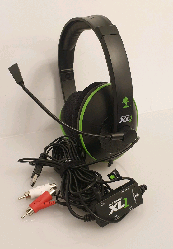 XBOX 360 Turtle Beach Ear Force XL1 Gaming Headphones Headset 