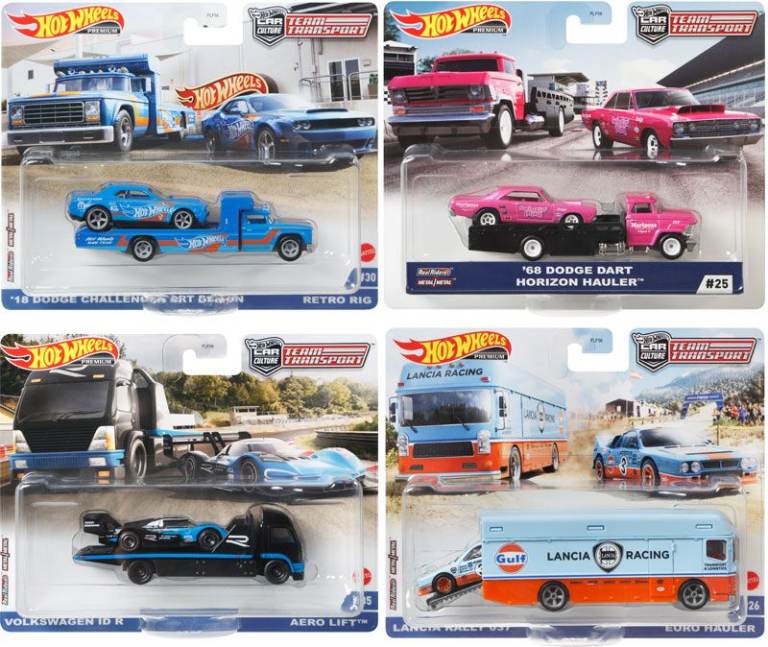 Hot Wheels Team Transport 2 Pack Assorted. Case Of 4. Read Description