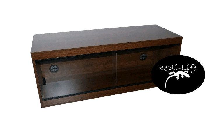 Repti-Life Vivarium 48x24x24 in Walnut, 4ft vivarium