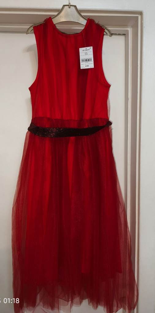 new Next Red Girl dress 11 years